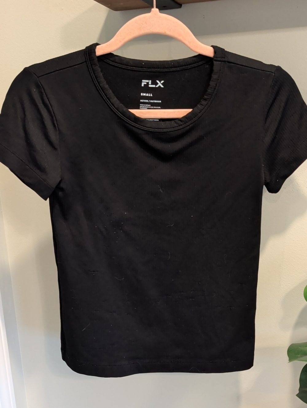 FLX Women’s Black Short Sleeve Crewneck Tee